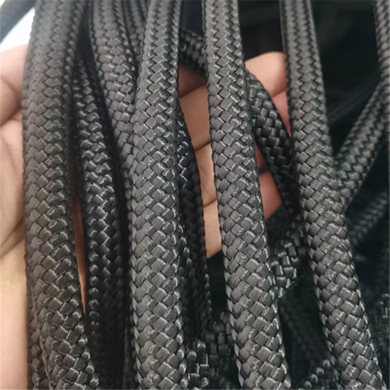 high strength pp/polyester/nylon double braided rope