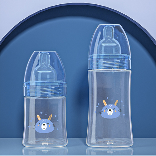 Guangdong manufacturer's newly designed triangular baby bottle set for customized newborn feeding bottles