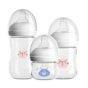 240ML 8OZ Milk Bottle for Baby Feeding Bottle PP Technology Low Price Water Bottle for Baby Hanger Card