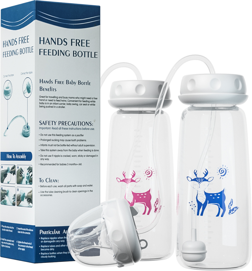 Baby Bottle Hands Free Trending Top Quality Baby Milk Bottle Standard Milk Feeding Infant Bottles