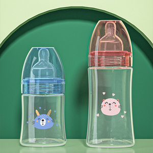 Guangdong manufacturer's newly designed triangular baby bottle set for customized newborn feeding bottles