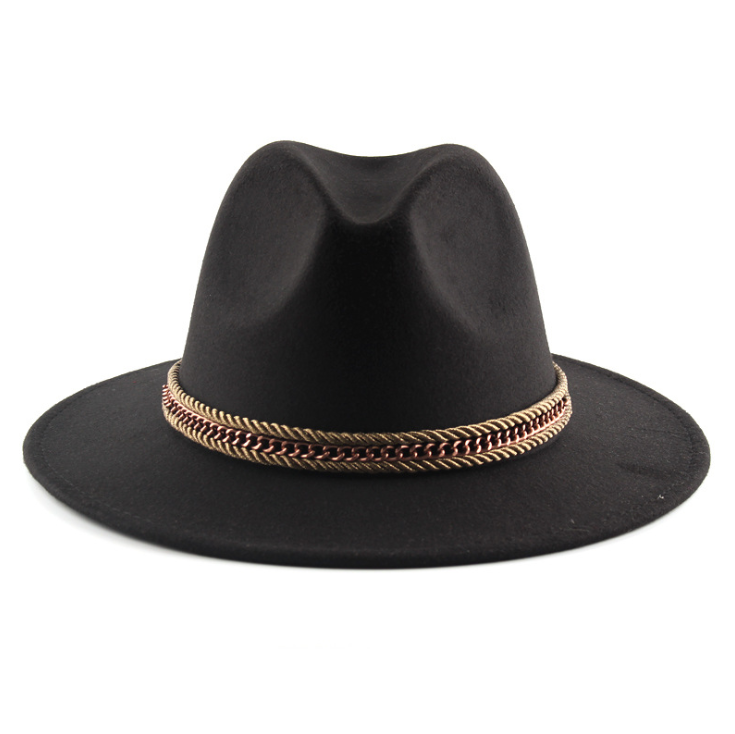 2021 new British gentleman jazz hat men and women wool Fedora Hats fashion simple factory wholesale