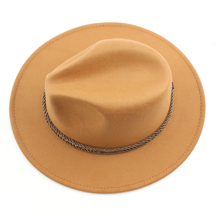 2021 new British gentleman jazz hat men and women wool Fedora Hats fashion simple factory wholesale