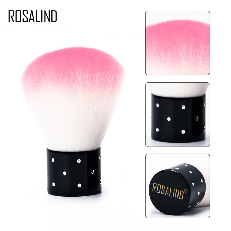 Rosalind nail art tools remove dust powder cleaner brush manicure pedicure nail dust brush for nail care