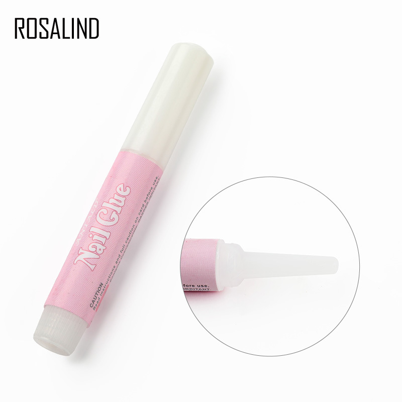 Rosalind professional manicure fake nails tips adhesive glue sticker 2g nail art rhinestone glue for press on nails