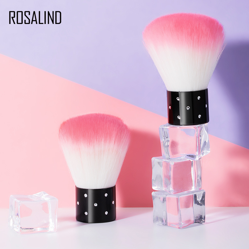 Rosalind nail art tools remove dust powder cleaner brush manicure pedicure nail dust brush for nail care