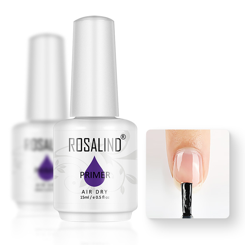 Rosalind wholesale private label oem nail art tools air dry uv acrylic gel polish primer liquid 15ml nail primer for bond nails