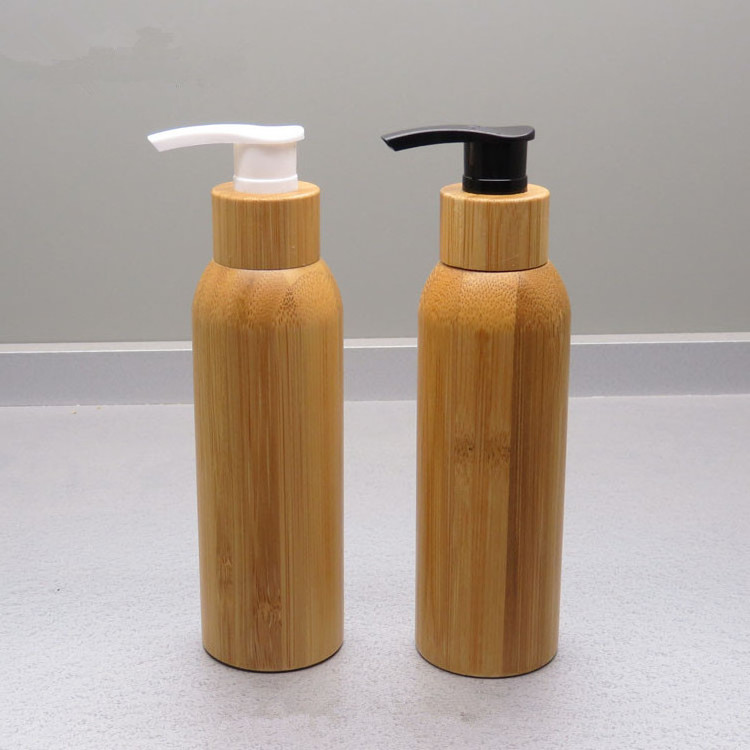 Cheapest Wholesale Echo friendly 10ml 15ml 30ml 50ml 60ml 100ml 120ml inner PET/glass bamboo cosmetic packaging