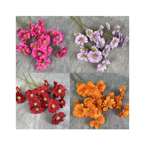 real touch artificial 6 heads butterfly orchid flower artificial flowers decor for room and decoration wedding artificial table