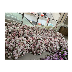 Beautiful Blushing Pink Flower Ball Wedding Centerpieces Handmade Artificial Flowers Decoration Kissing Ball