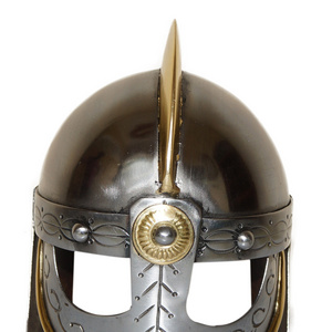 Medieval Viking Valseguard Armour Mini Roman Centurion Helmet Warrior Spartan Helmets Antique Style Gift For Living Room Decor