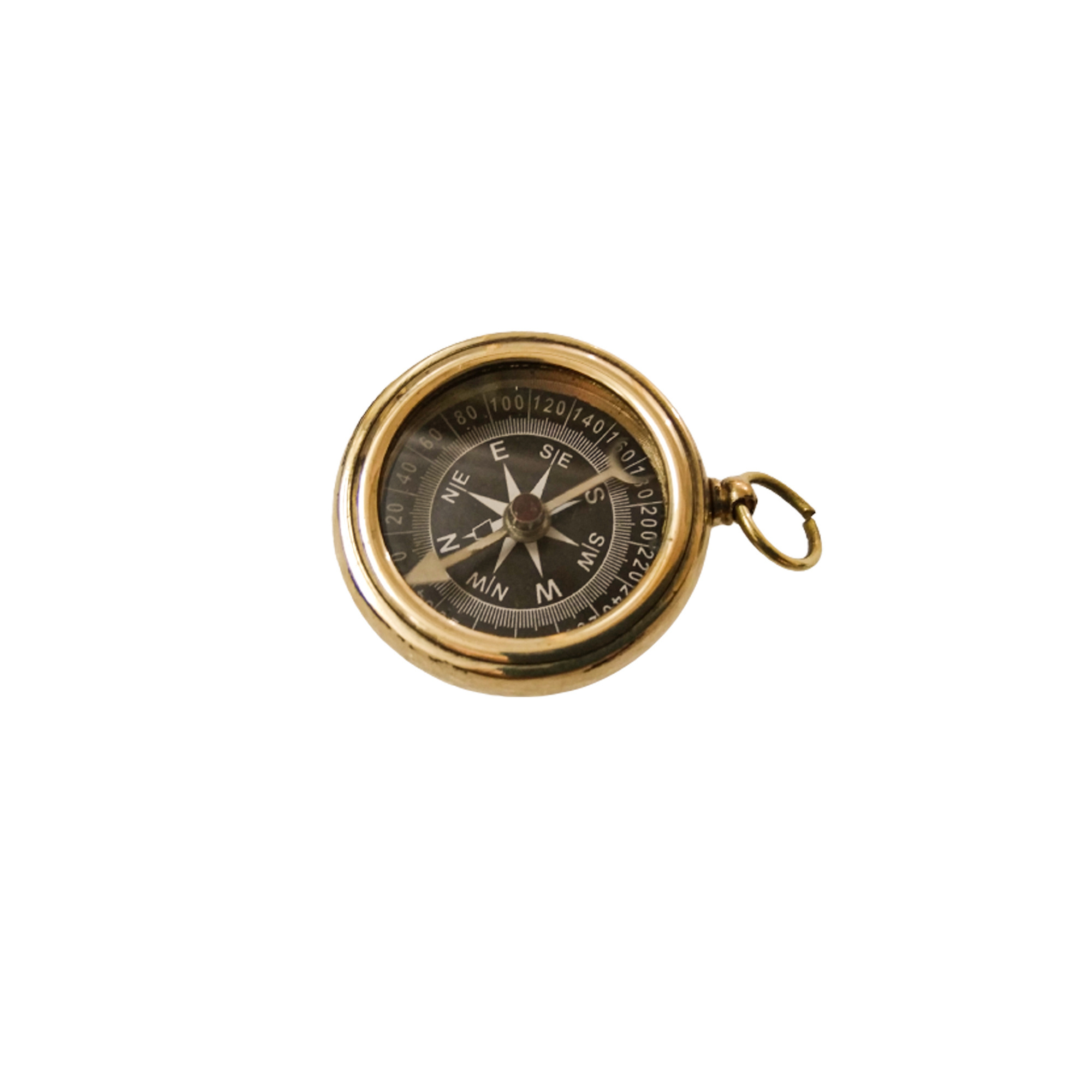 Brass Titanic White Star Lines Pocket Compass Solid Brass RMS Titanic Compass Brass Pocket Compass