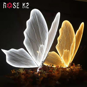 Large 1.4*1.8M Photo Booth Props Led Dance Butterfly Wings Background Large Stage Background Decoration For Wedding Event