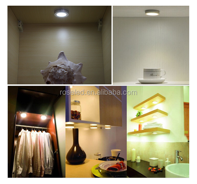 LED mimi puck light for closet light and furniture LED lighting