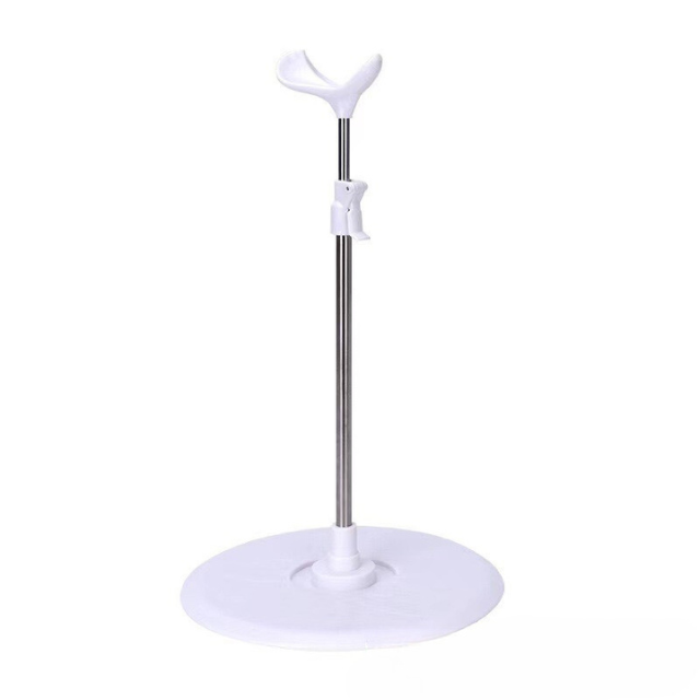 Stainless Steel Round Base Doll Bracket Display Stand for 1/4 BJD Doll Toy 18 Inch Doll