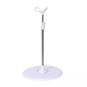 Stainless Steel Round Base Doll Bracket Display Stand for 1/4 BJD Doll Toy 18 Inch Doll