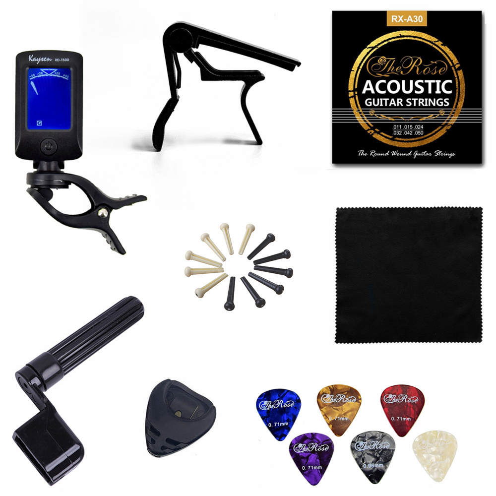 Gidoo Music OEM customized hot sell accessories folk combo  guitar set