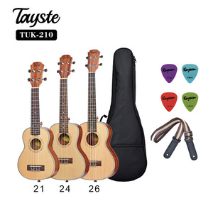 Tayste Cheap Four Nylon String Set Instrument Soprano/Concert/Tenor Kids Ukulele Accessories Kit