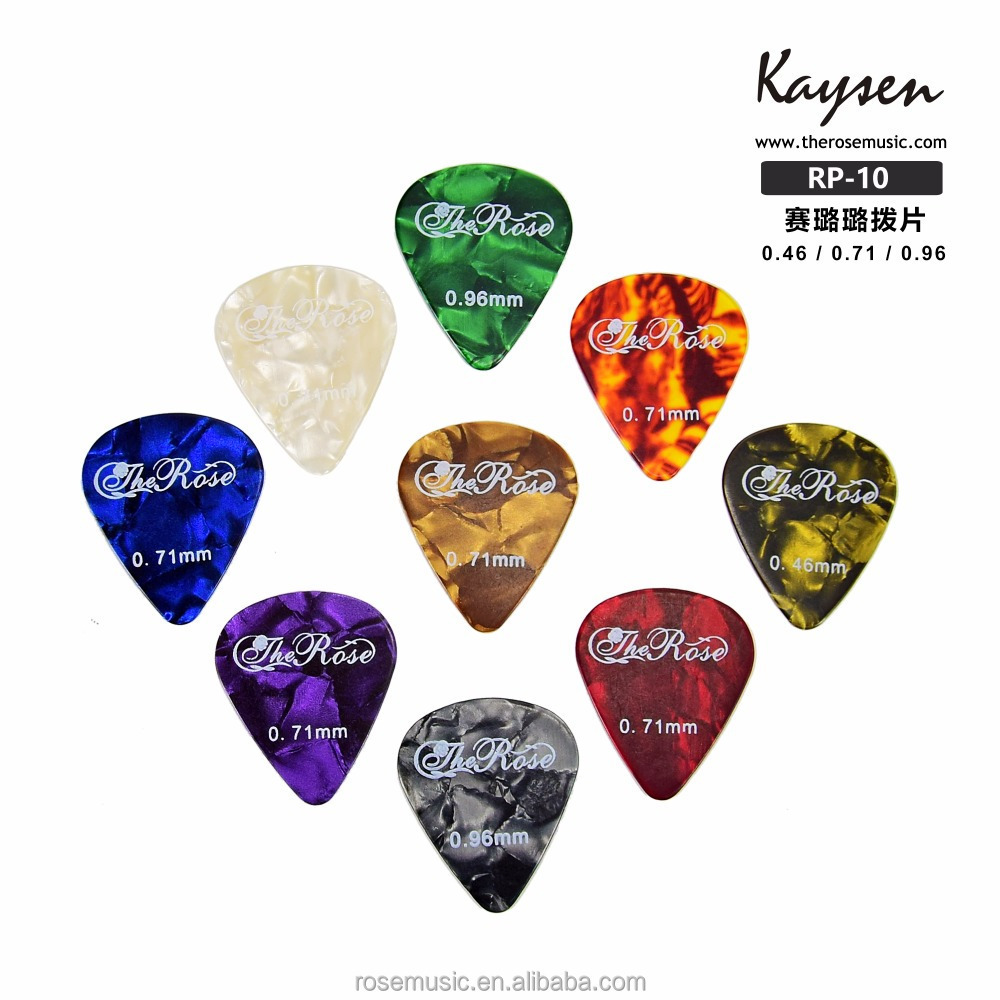 Musical instruments part OEM guitar accessories  celluloid guitar  picks custom