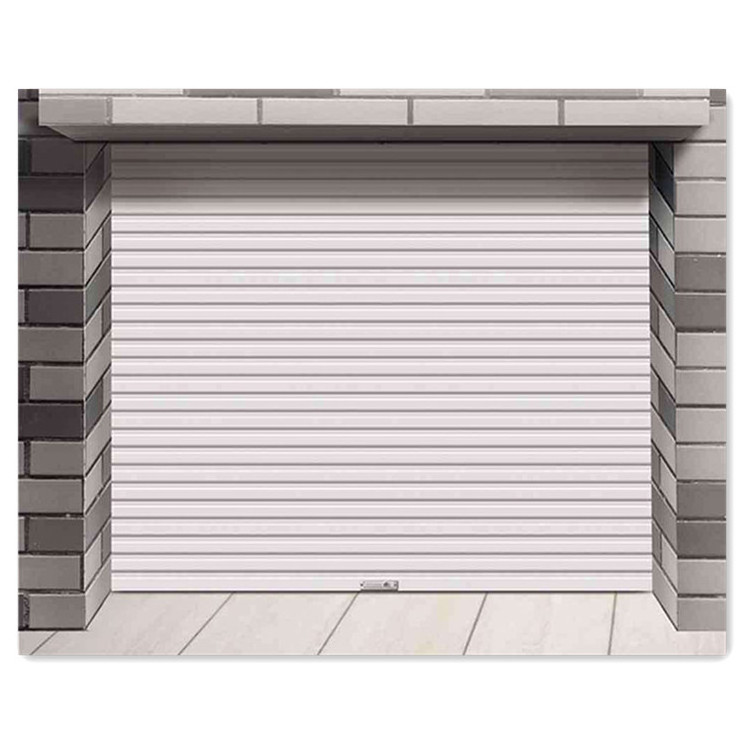 Good price factory direct manual exterior storm protection aluminum metal rolling up shutter window