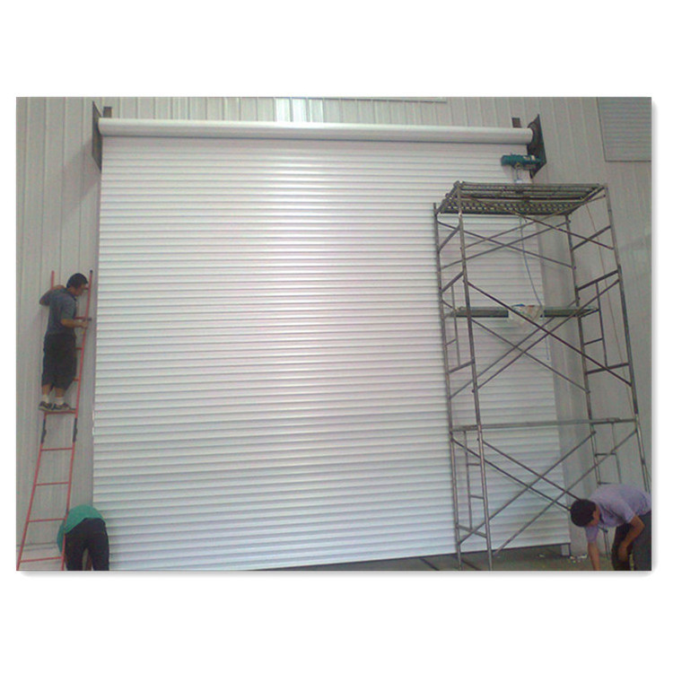 Good price factory direct manual exterior storm protection aluminum metal rolling up shutter window