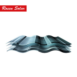 30w BIPV Roofing System Innovative Design Of Photovoltaic Technology Building Material Solar Shingle Roof Tiles