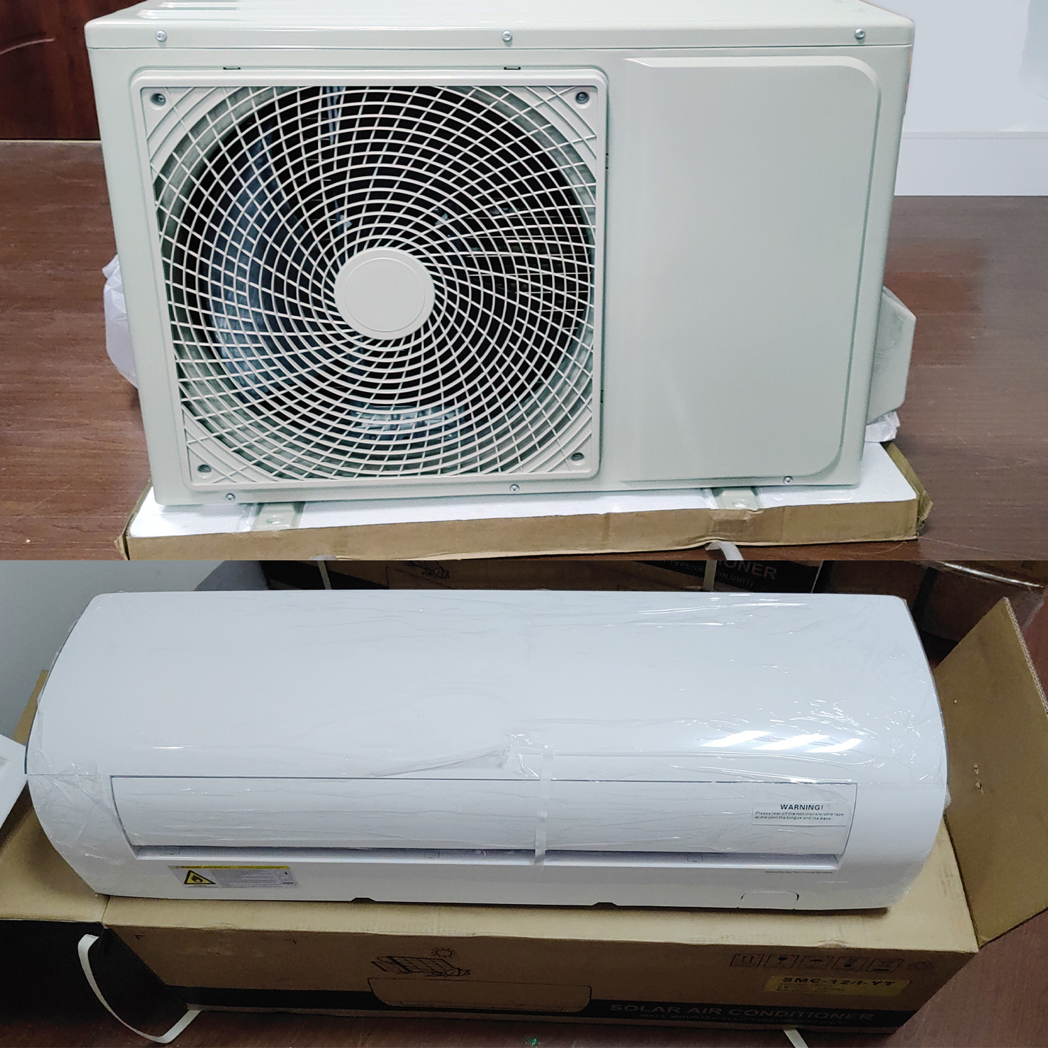 Split Wall Mounted Air Conditioners solar air conditioner hybrid 18000Btu 48V