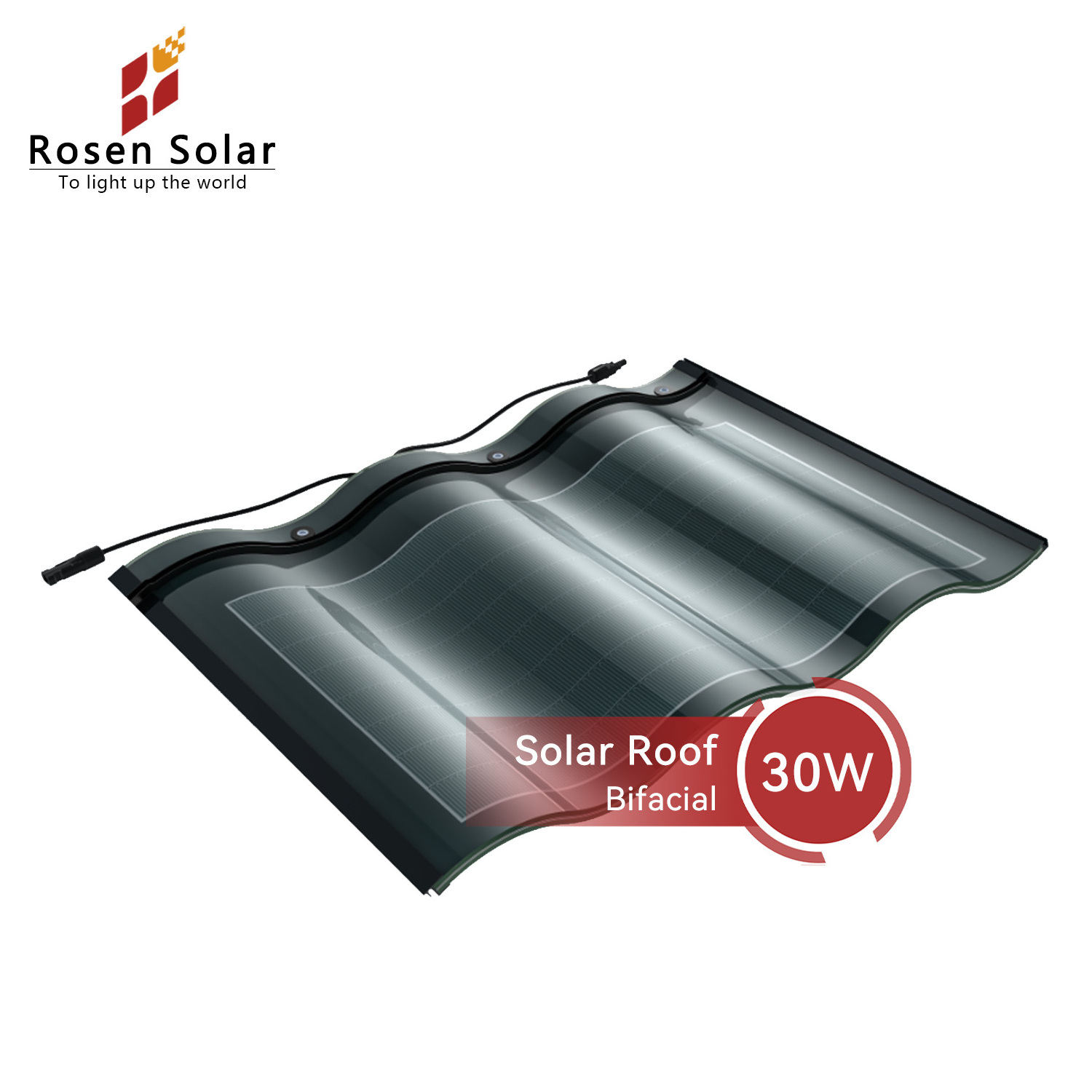 BIPV solar module glass transparent hjt bipv roof pole solar panel for window roof