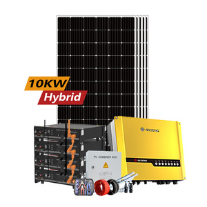 Rosen Hybrid Solar PV Kits 10kw On Grid Inverter System with Storage Battery