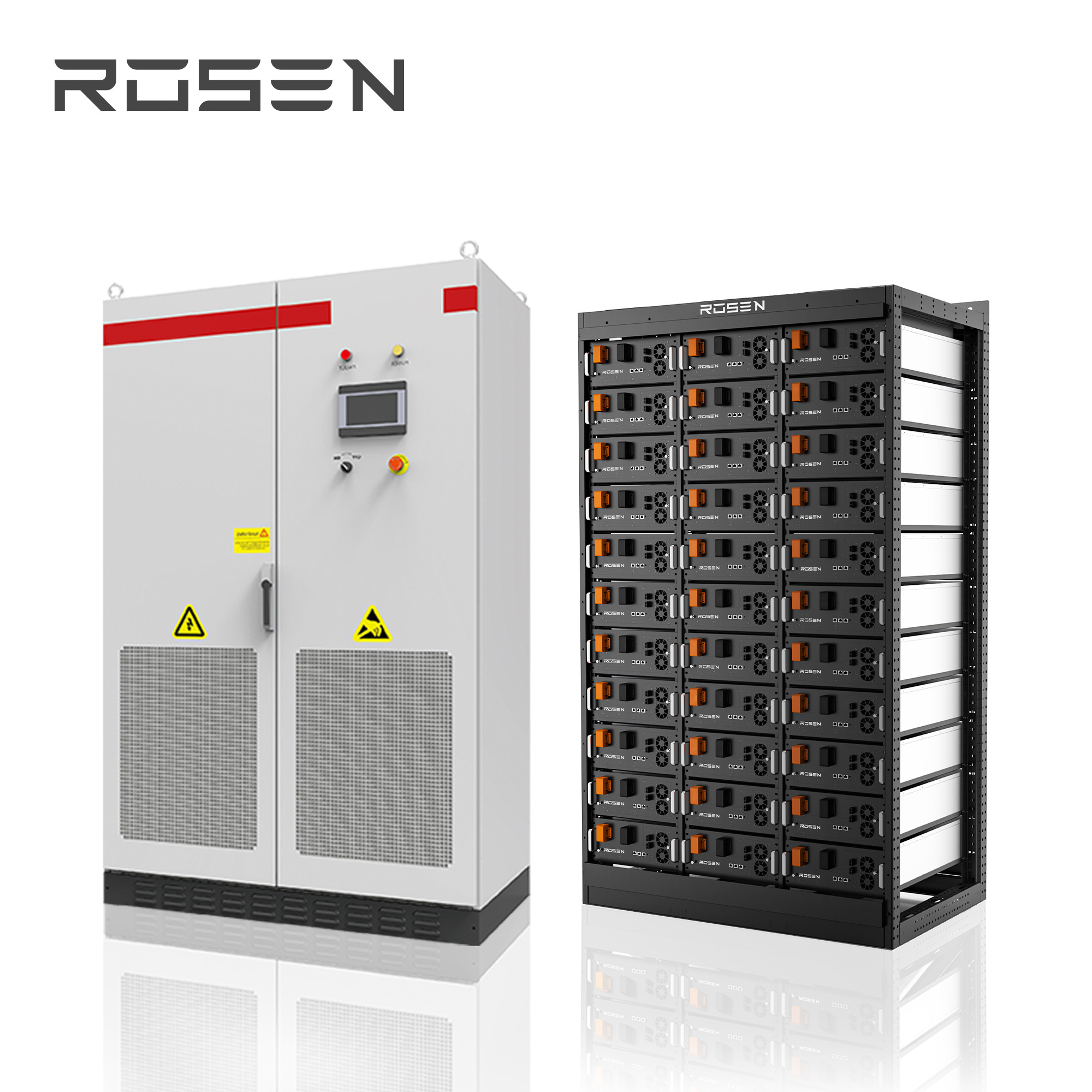 Rosen Energy Storage 100KW 150KW 300kwh 500kwh Hybrid Lithium Battery Solar Power System On Off Grid ESS