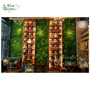 Artificial Green Nepenthes Moss Plant Wall Simulation  Grass Leaves Fern Leaves  Wedding Decoration backdrop Panel