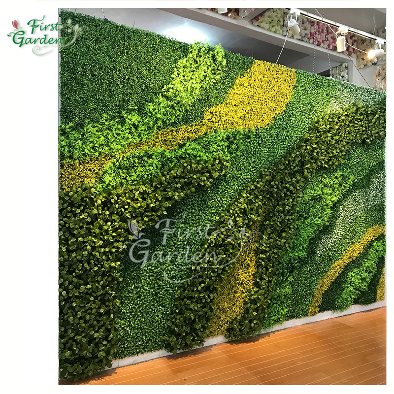 Artificial Green  Plant Wall Simulation  Grass Leaves   Wedding Decoration backdrop Panel