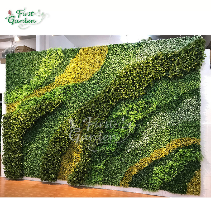 Artificial Green  Plant Wall Simulation  Grass Leaves   Wedding Decoration backdrop Panel