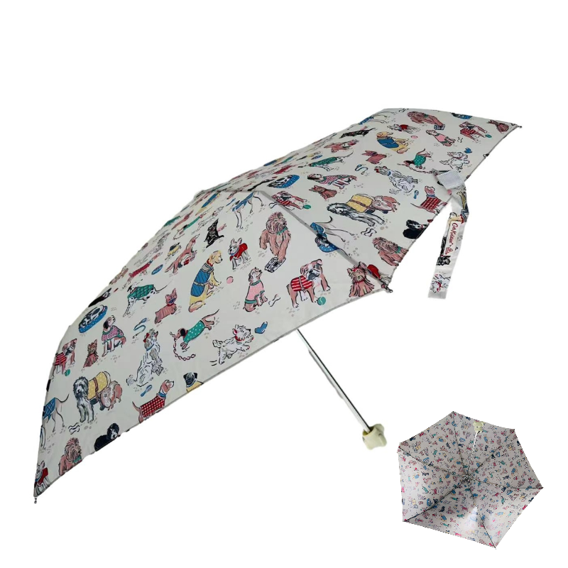 Factory price supplier travel umbrella black pongee waterproof auto open  8 10 12 ribs 3 Folding UV Automatic umbrella