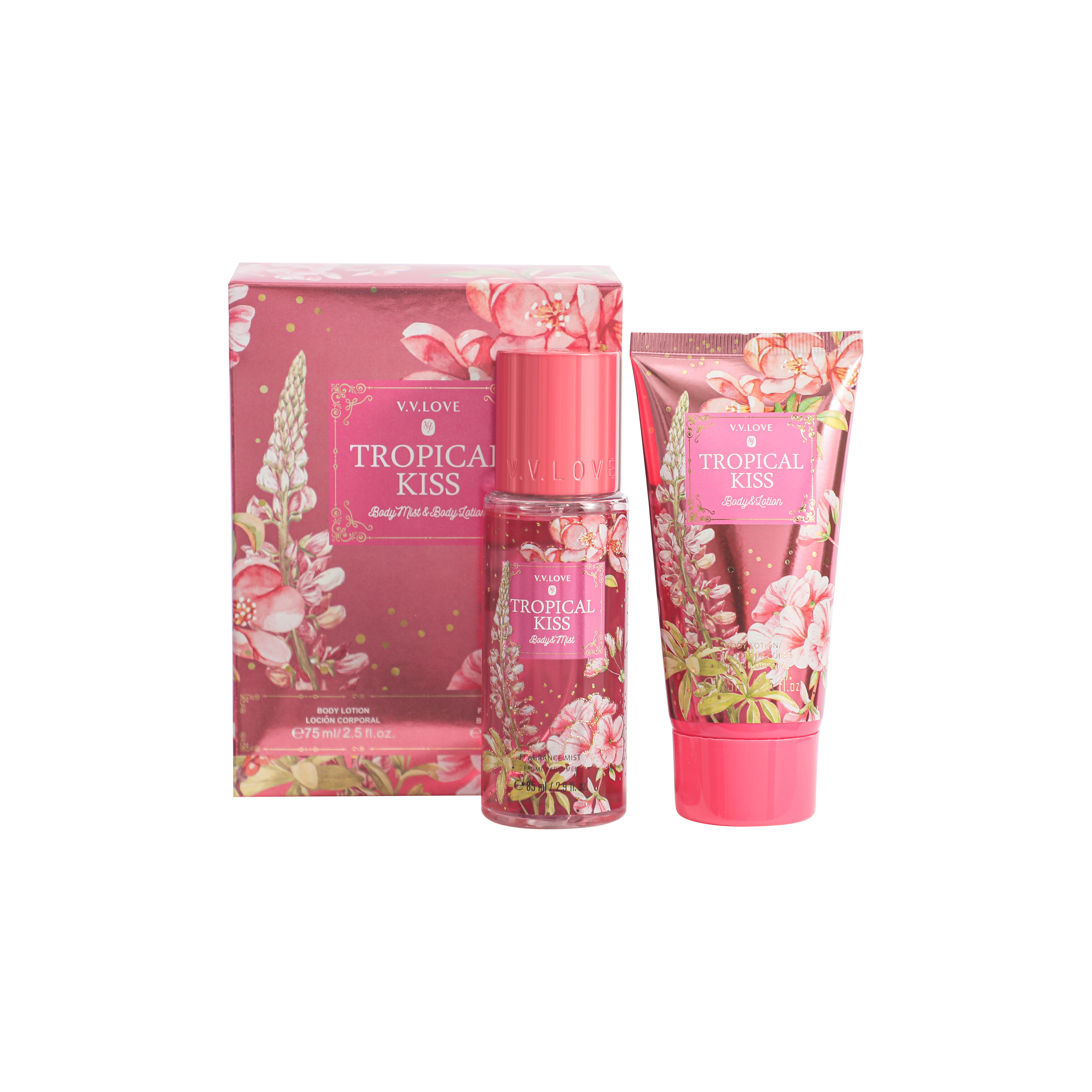 V.V.LOVE Lingering Fragrance And Refreshing Taste Original Body Mist Set Perfume Gift Set