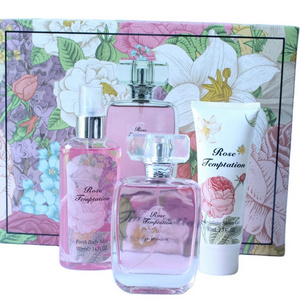 Viva Luck Private Label Parfum Fragrance 3pcs Body Mist Set With Body Spray Perfume