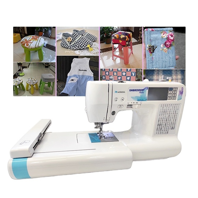 Domestic Embroidery & Sewing Machine with USB function and Pattern Programmable GC890