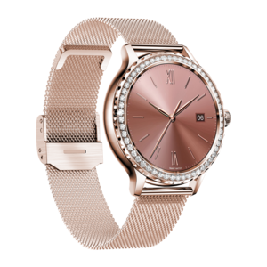 RoSH Nx19 Ladies Smart Watch 1.3 inch Full Touch Screen Sleep Monitoring  Wrist Luxury Diamonds Reloj Inteligente Mujer Watch