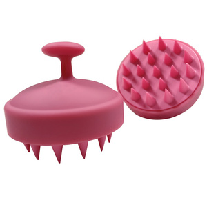 Best price hot sell OEM silicone shampoo scalp shower shampoo massage brush style silicone scalp brush