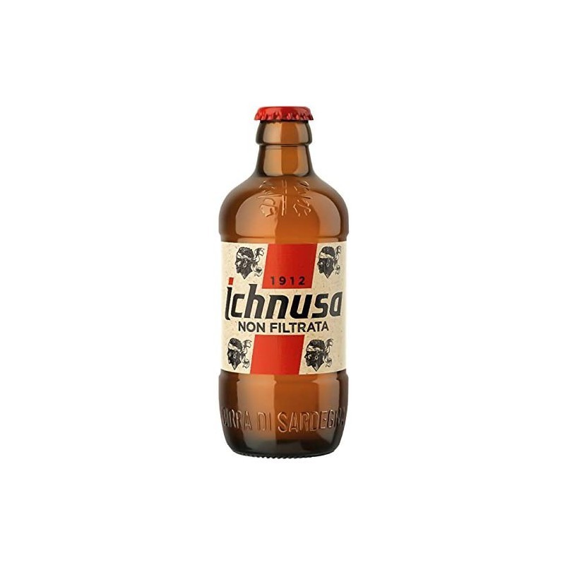 - Made in Italy Ichnusa Lager Unfiltered Beer 33 Cl Pasteurimd Beer Fruit & Vegetable Beer 0.33 Kg 4.7 % Alcohol 330 Ml Bottle