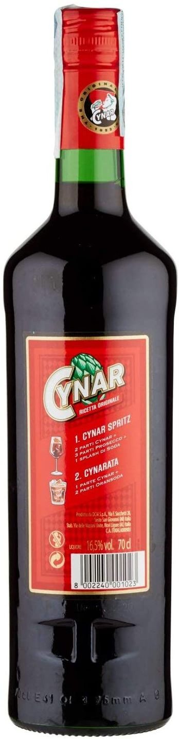 Cynar Amaro 70 cl spirit light liquor alcohol drinks bitter - Made in Italy