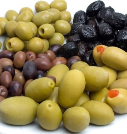 Cannone Whole Green Olives in Glass jar 2.9 kg / 1.7 kg drained - Made in Italy