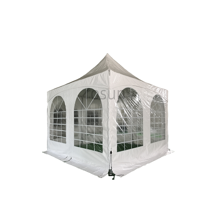 10x10 5x5 3x3 Wedding Marquee Tents Durable PVC White Aluminum Frame Canopy Aluminium Pagoda Tent