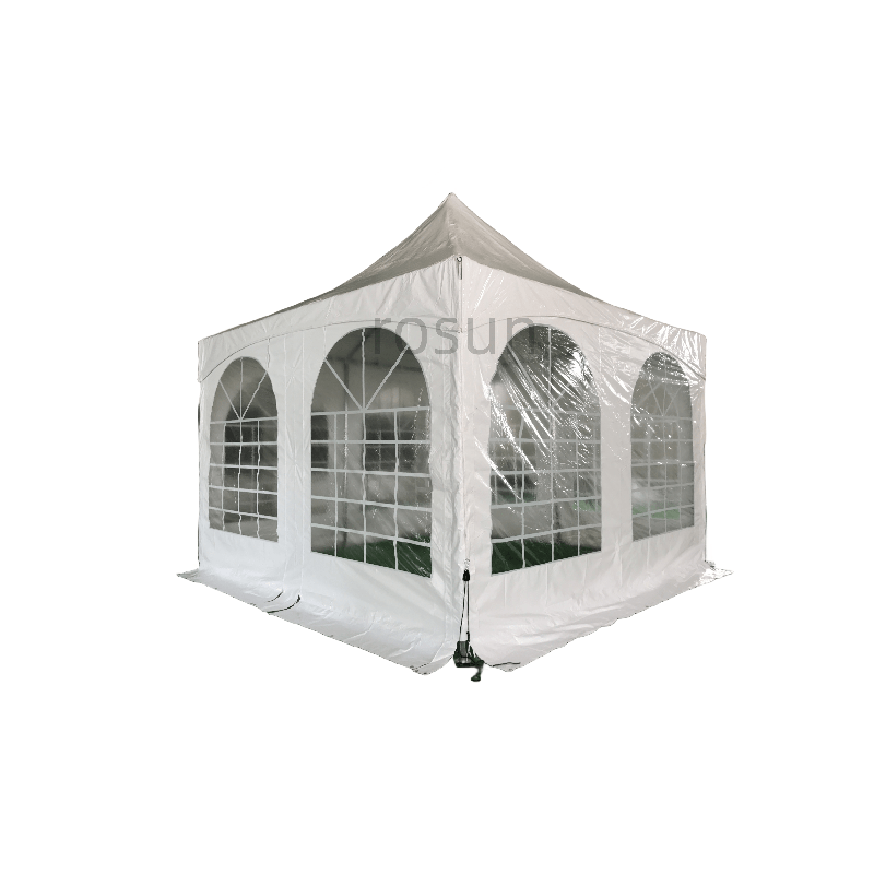 Garden Gazebo Glamping 6x6 high-peak Pagoda Tent with waterproof canopy pagoda tent