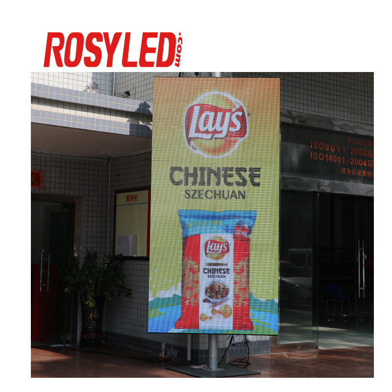 Top Quality Outdoor Waterproof Street Pole poster Billboard Video Wall Advertising Screen P2.5 P3 P4 P5 P6 LED Display