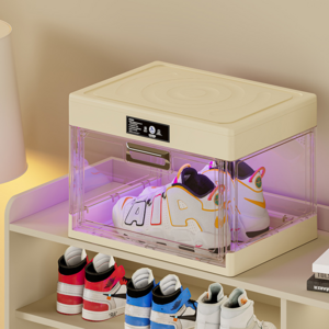 Smart Box new automatic shoe box shoes can be stacked for storage Stackable and Foldable Storage with Sterilization Function