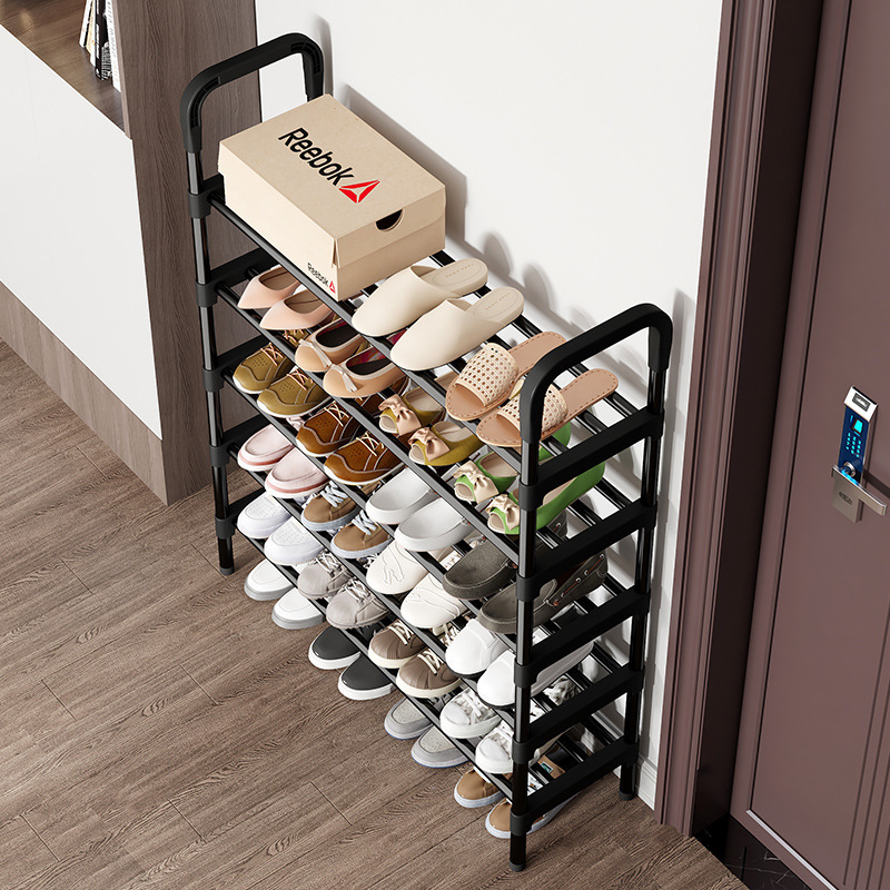 Hot selling easy assemble household shoe shelf multi-layered dust shoe rack metal shoe storage rack