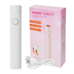 Home DIY Salon Use Handheld Nail Dryer Rechargeable Fast Drying Device UV LED Nail Lamp Light Stick