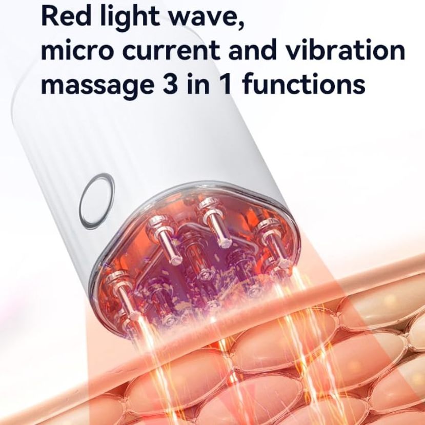 2 in 1 Comb and Scalp Massager Red Light Electric Advanced Scalp Care Massager Hair Oil Applicator