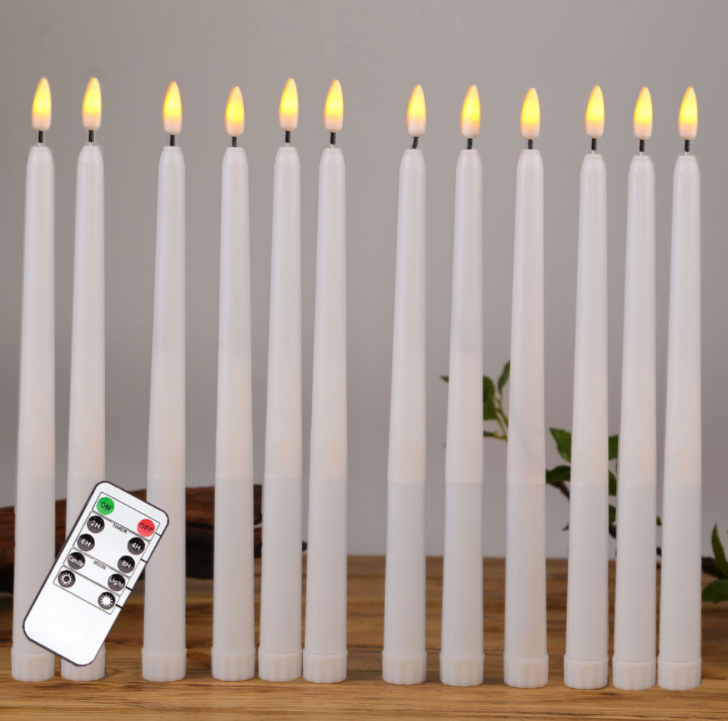 Wholesale Long Size Pillar Candle Christmas Festival Easter Decorative Lamp Flameless Plastic Mock Simulated LED Candle